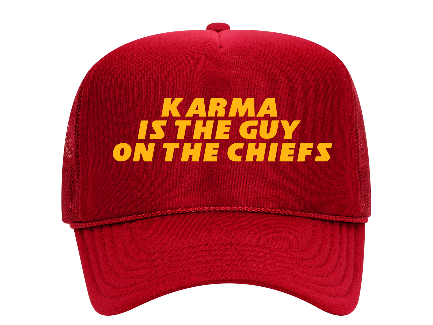 Karma Is the Guy on The Chiefs Trucker
