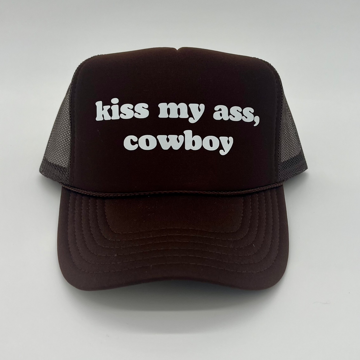 Kiss My Ass Cowboy Trucker Hat