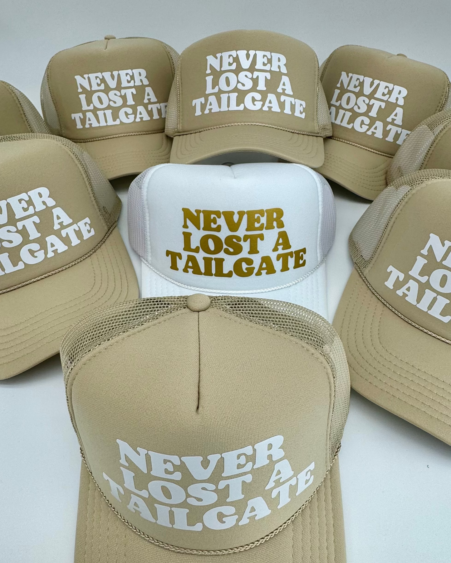 Never Lost a Tailgate Trucker Hat