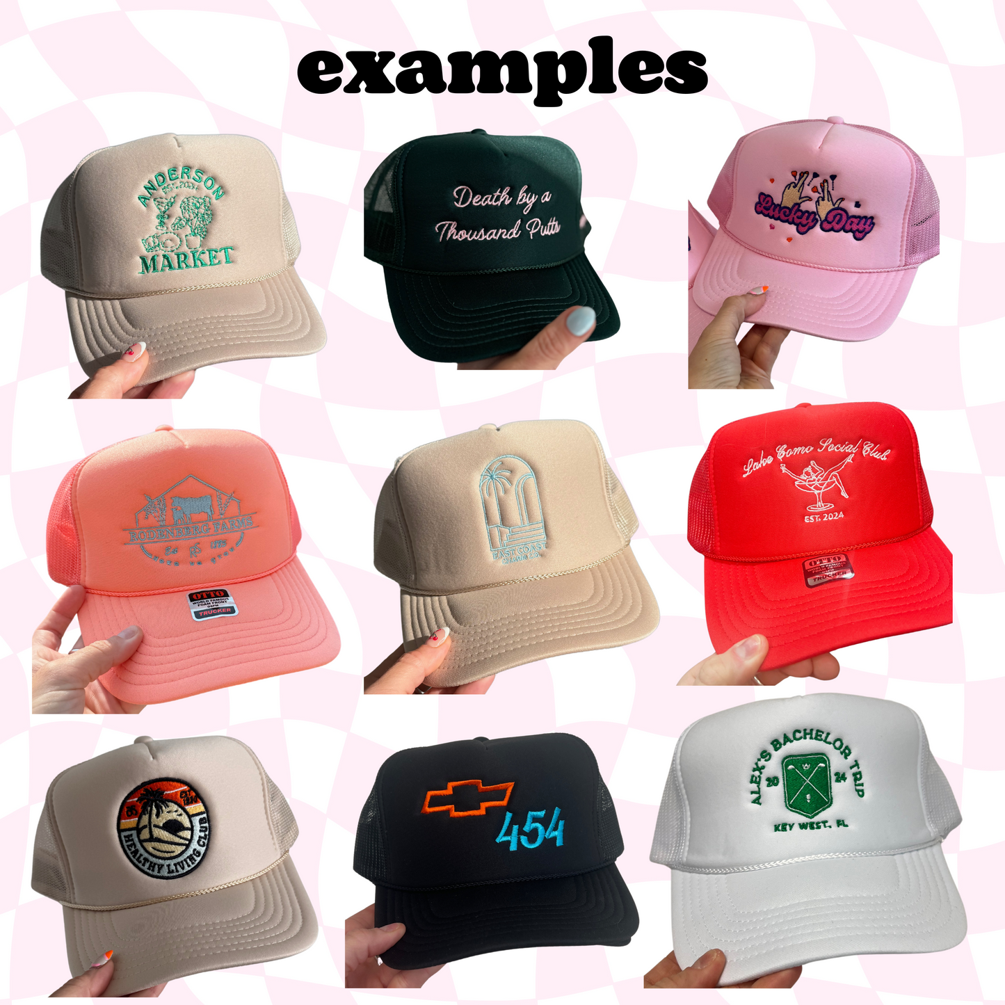 Custom Trucker Hat (Embroidered)
