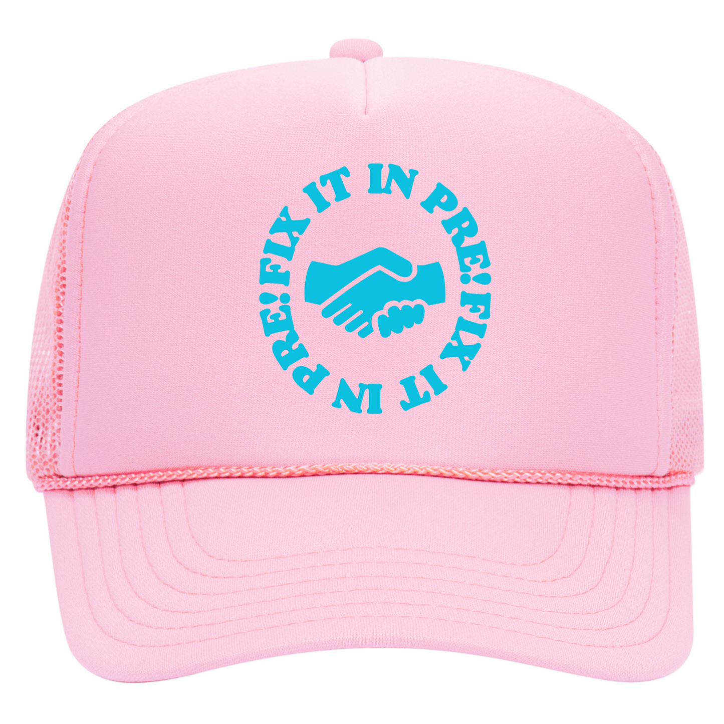 Fix It In Pre! Circle Trucker Hat