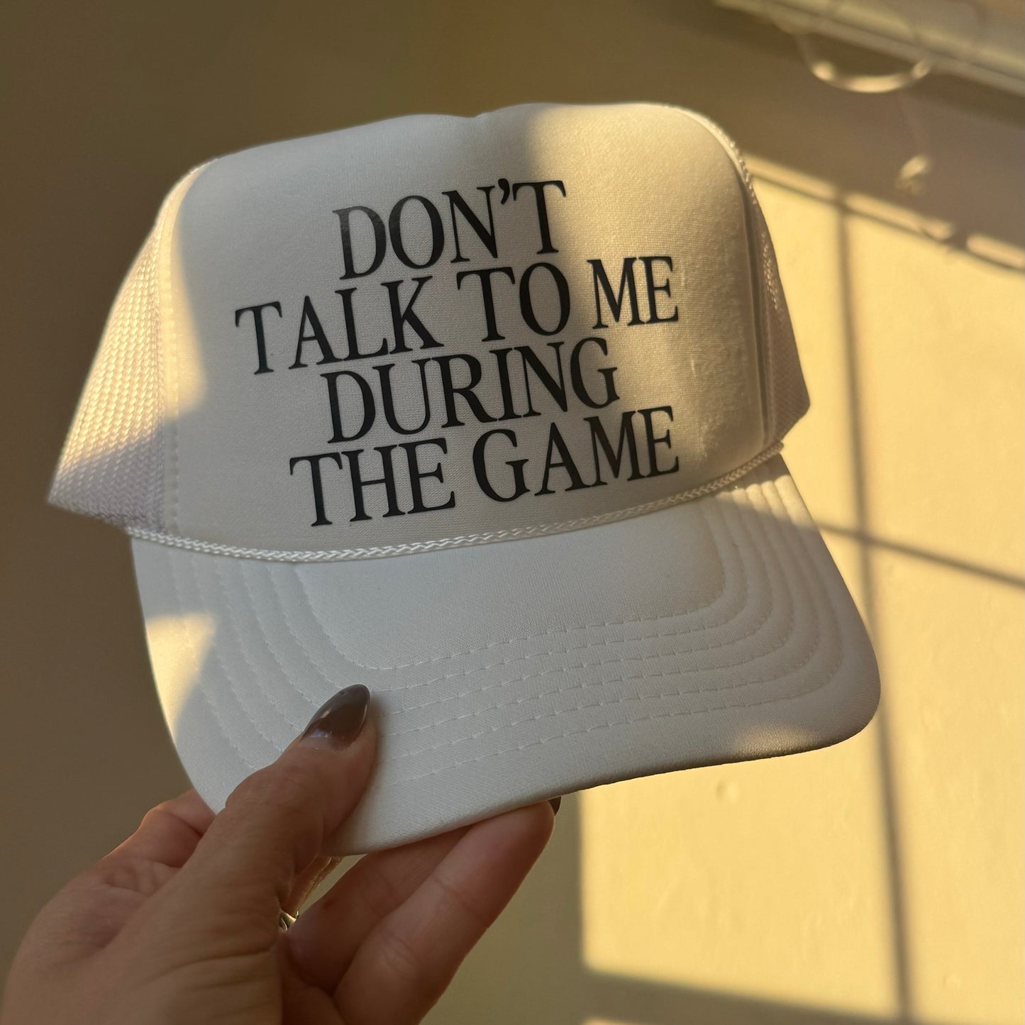 Don't Talk To Me During The Game