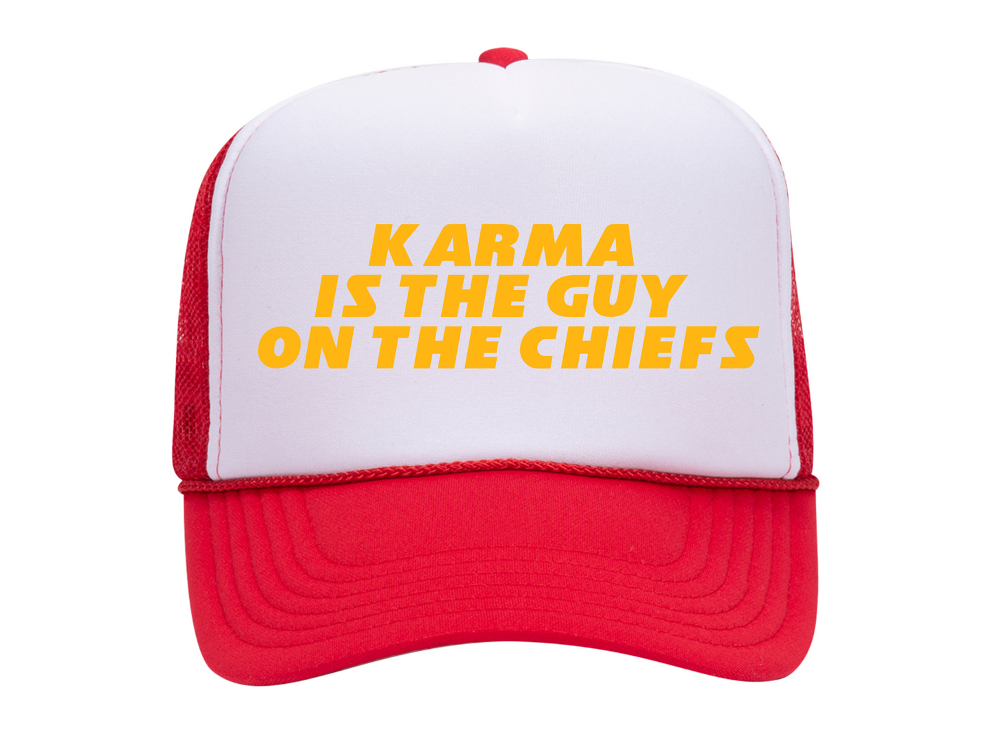 Karma Is the Guy on The Chiefs Trucker