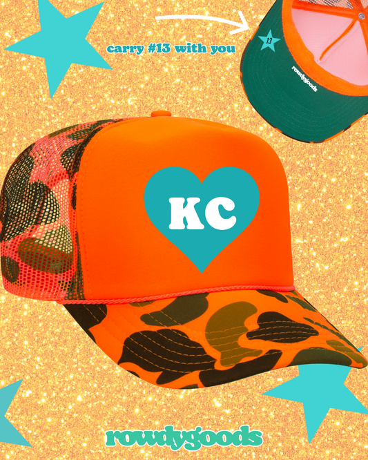 KC Heart Trucker *With Easter Egg*