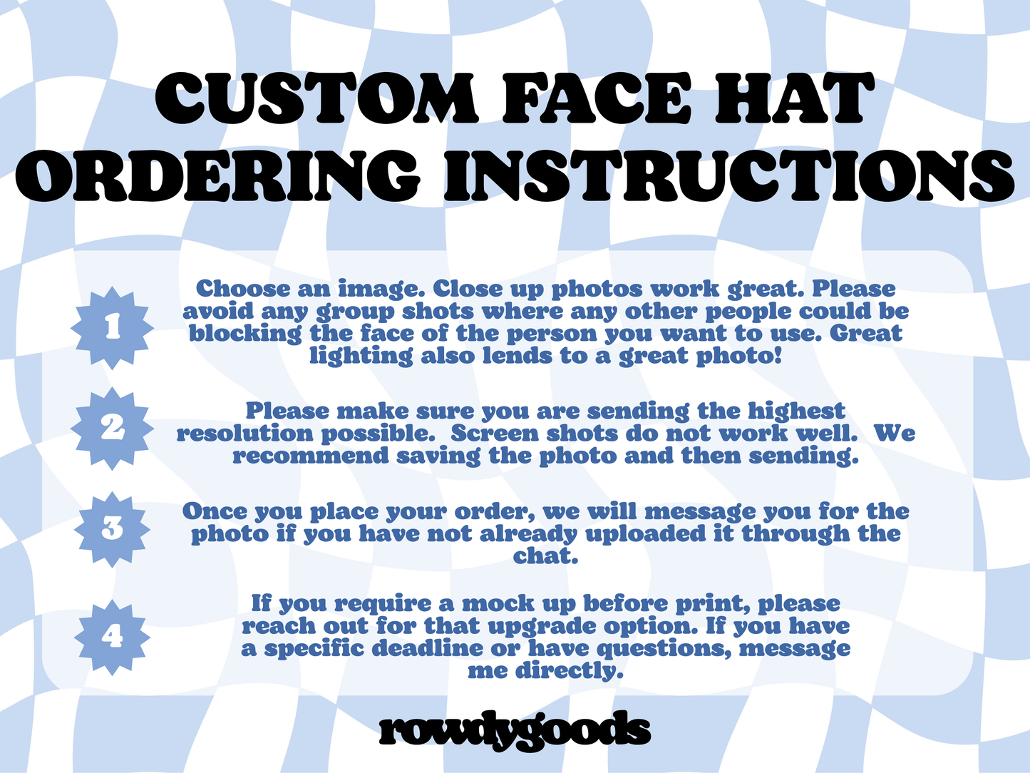 Custom Face Hat