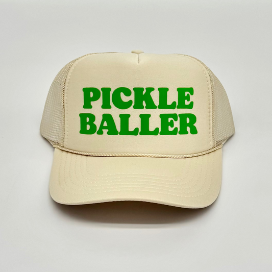 Pickle Baller Trucker Hat
