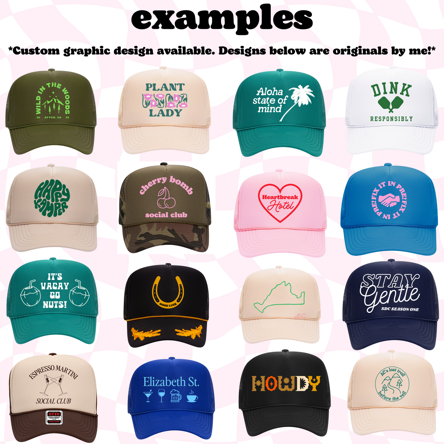Custom Trucker Hat (Embroidered)