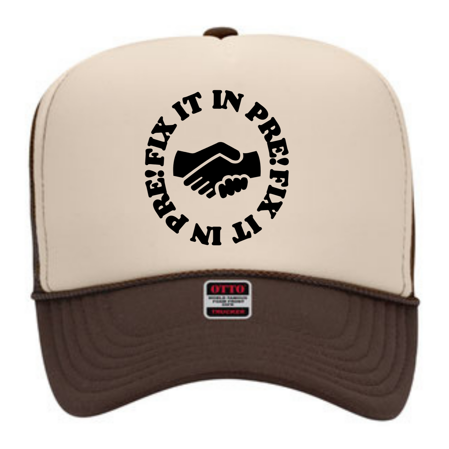 Fix It In Pre! Circle Trucker Hat