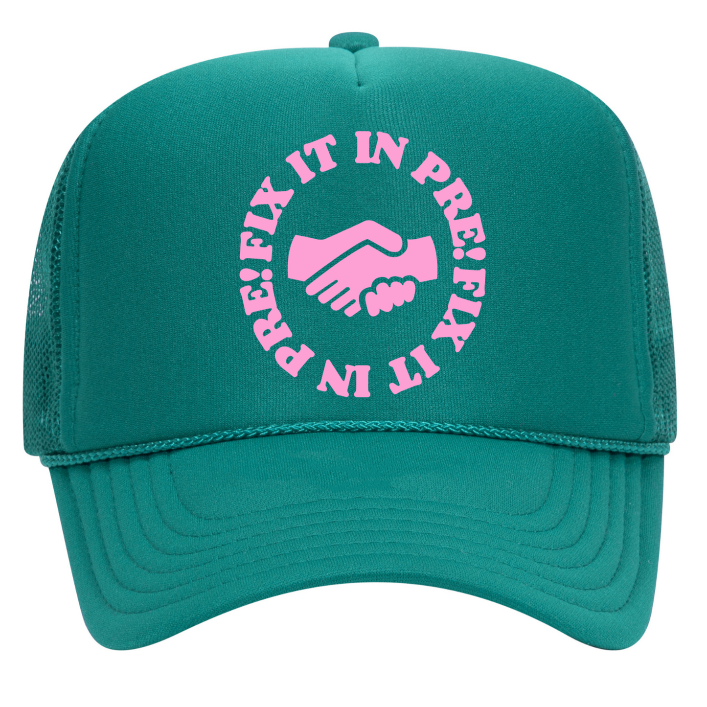 Fix It In Pre! Circle Trucker Hat