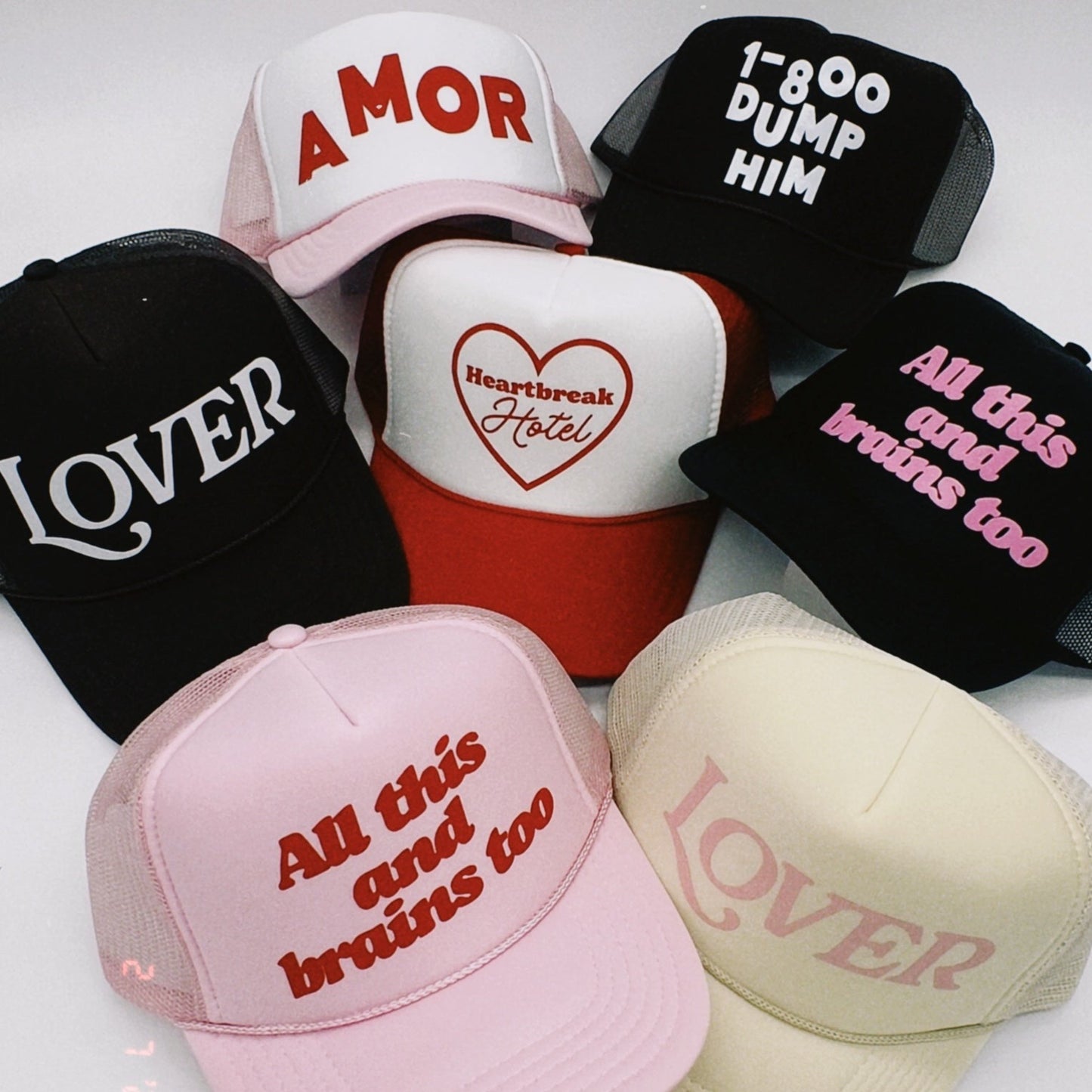 1-800 DUMP HIM Trucker Hat