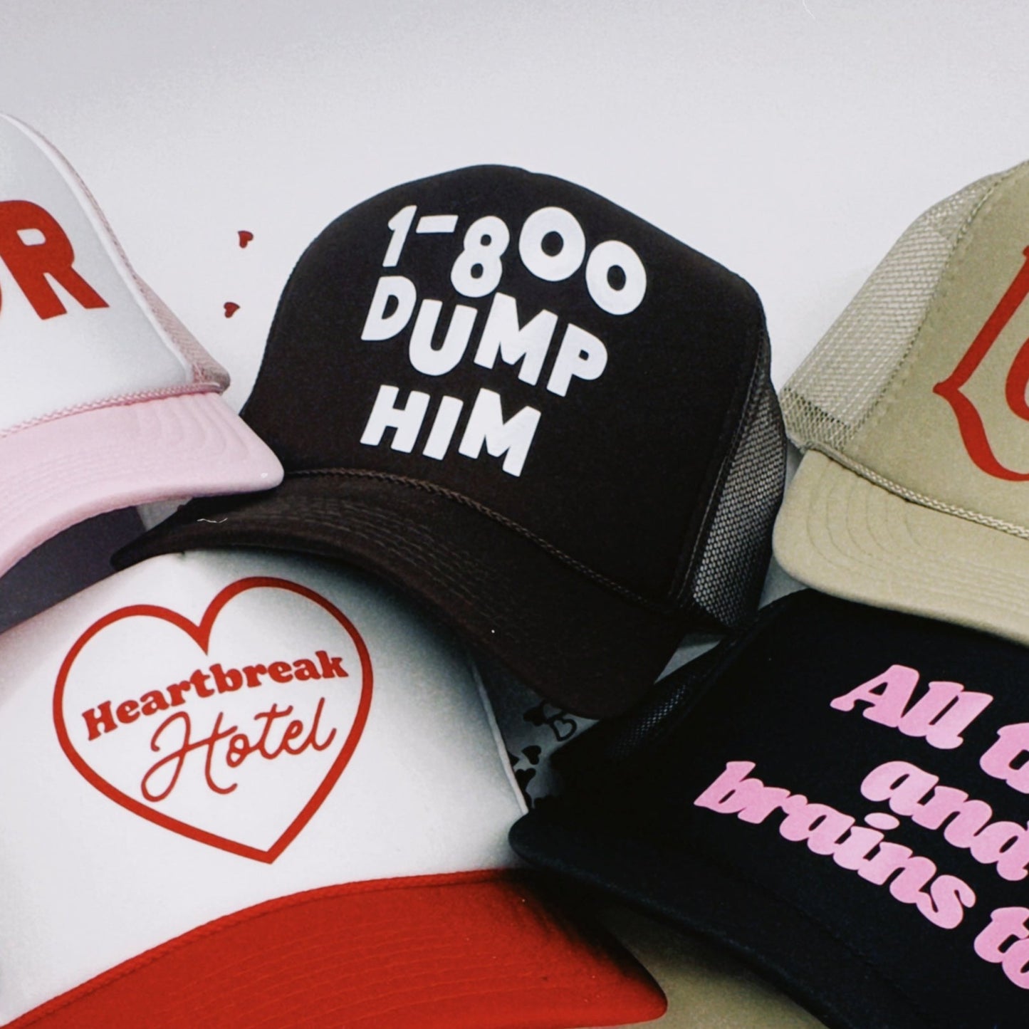 1-800 DUMP HIM Trucker Hat