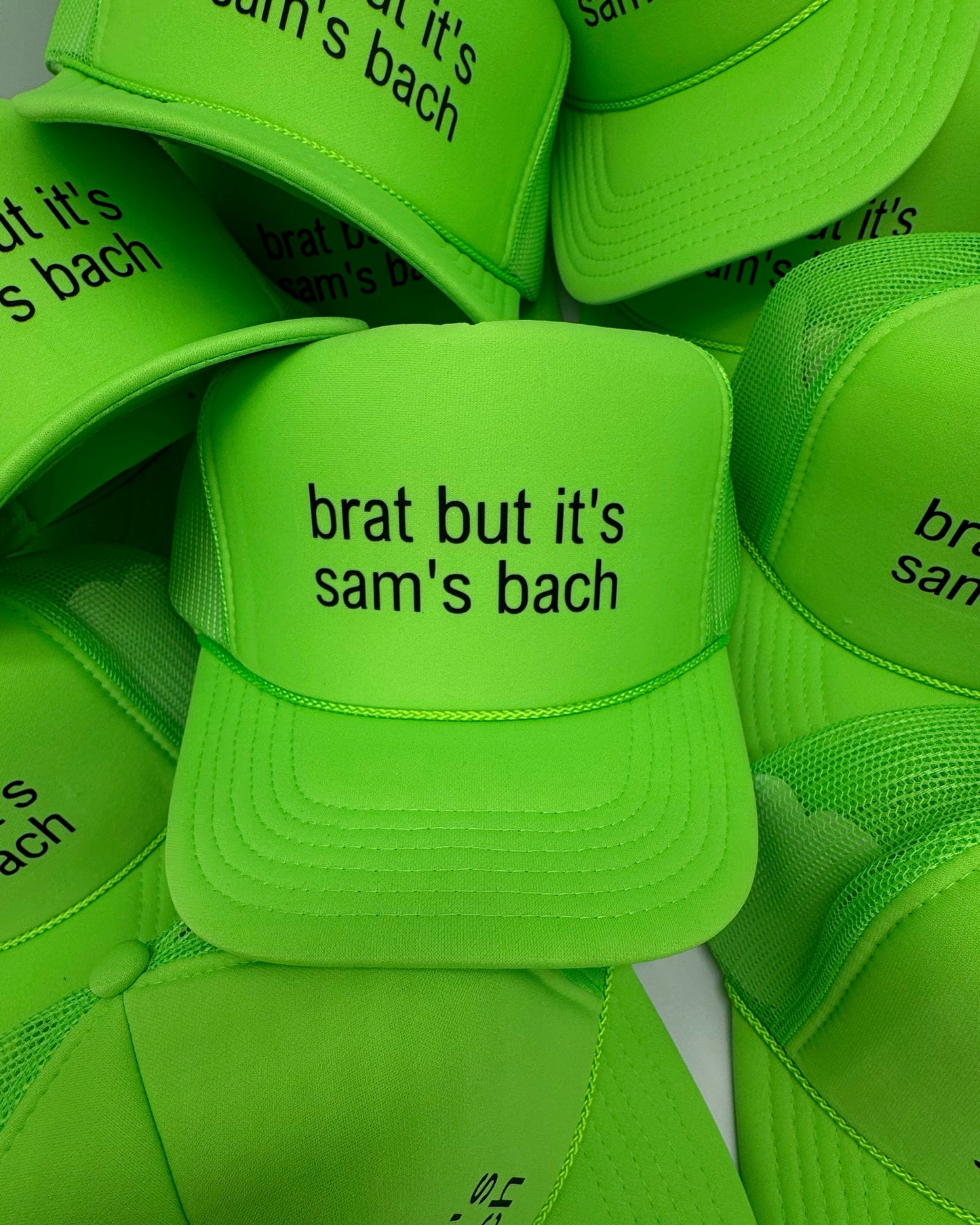brat trucker hat (customizable)