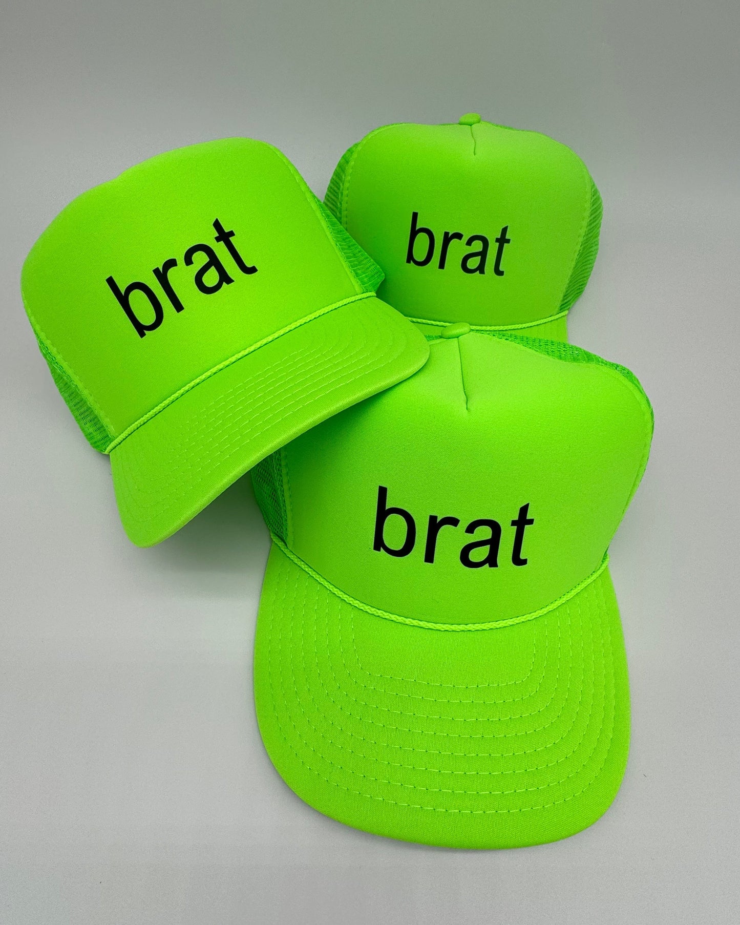 brat trucker hat (customizable)
